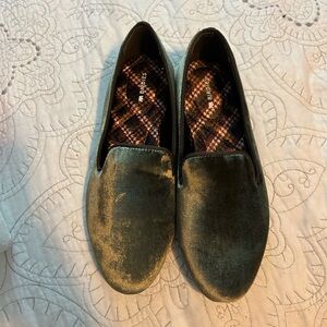 Birdies Velvet Loafers - Green
